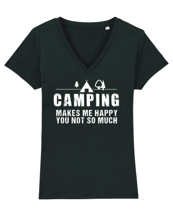 Camping makes me happy Black