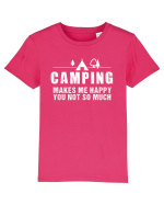 Camping makes me happy Tricou mânecă scurtă  Copii Mini Creator