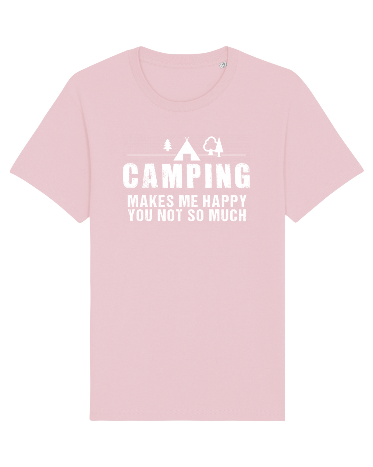 Tricou mânecă scurtă Unisex Rocker Cotton Pink