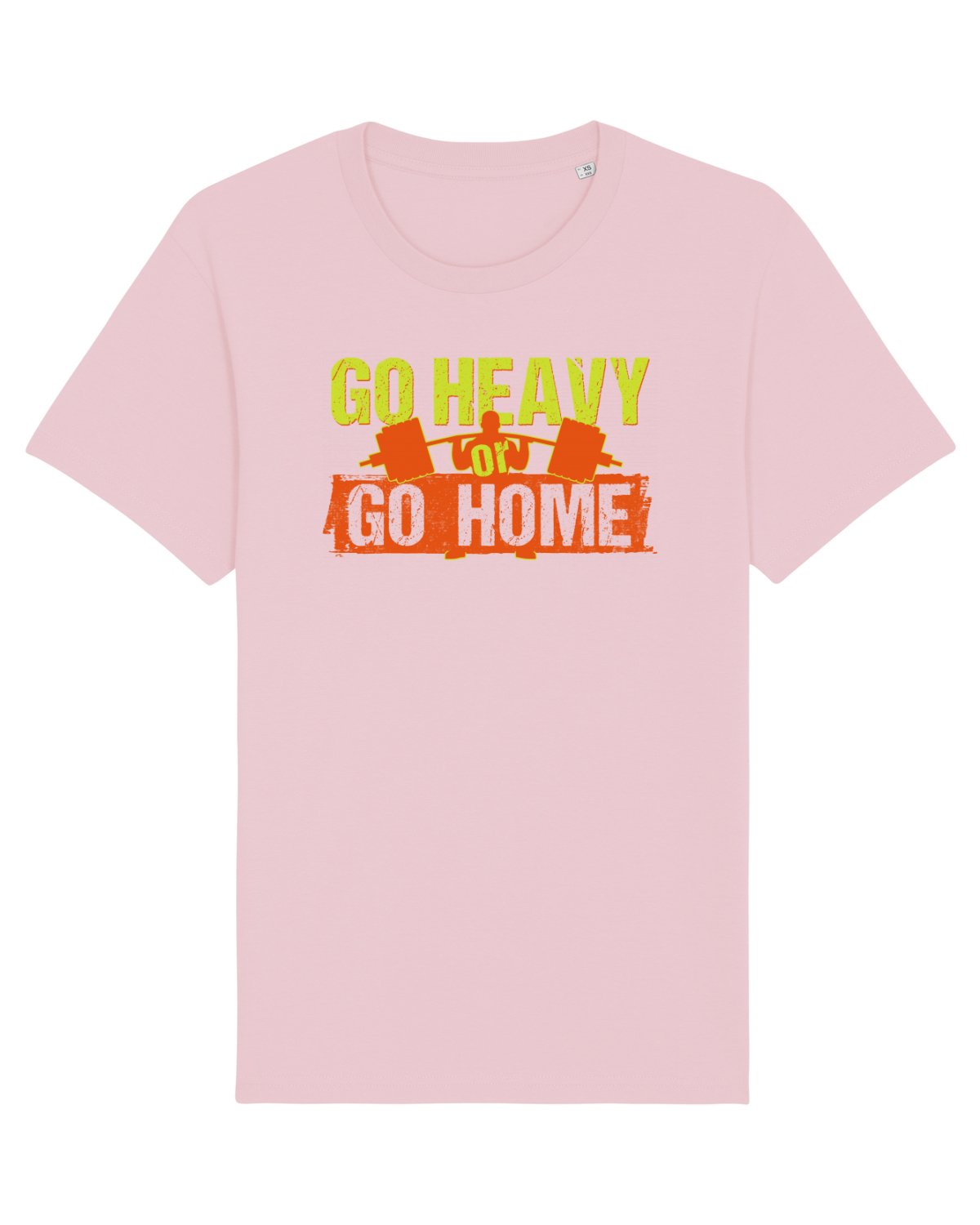Tricou mânecă scurtă Unisex Rocker Cotton Pink