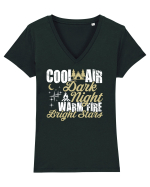Camping Tricou mânecă scurtă guler V Damă Evoker