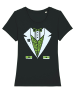 Irish shirt Tricou mânecă scurtă guler larg fitted Damă Expresser