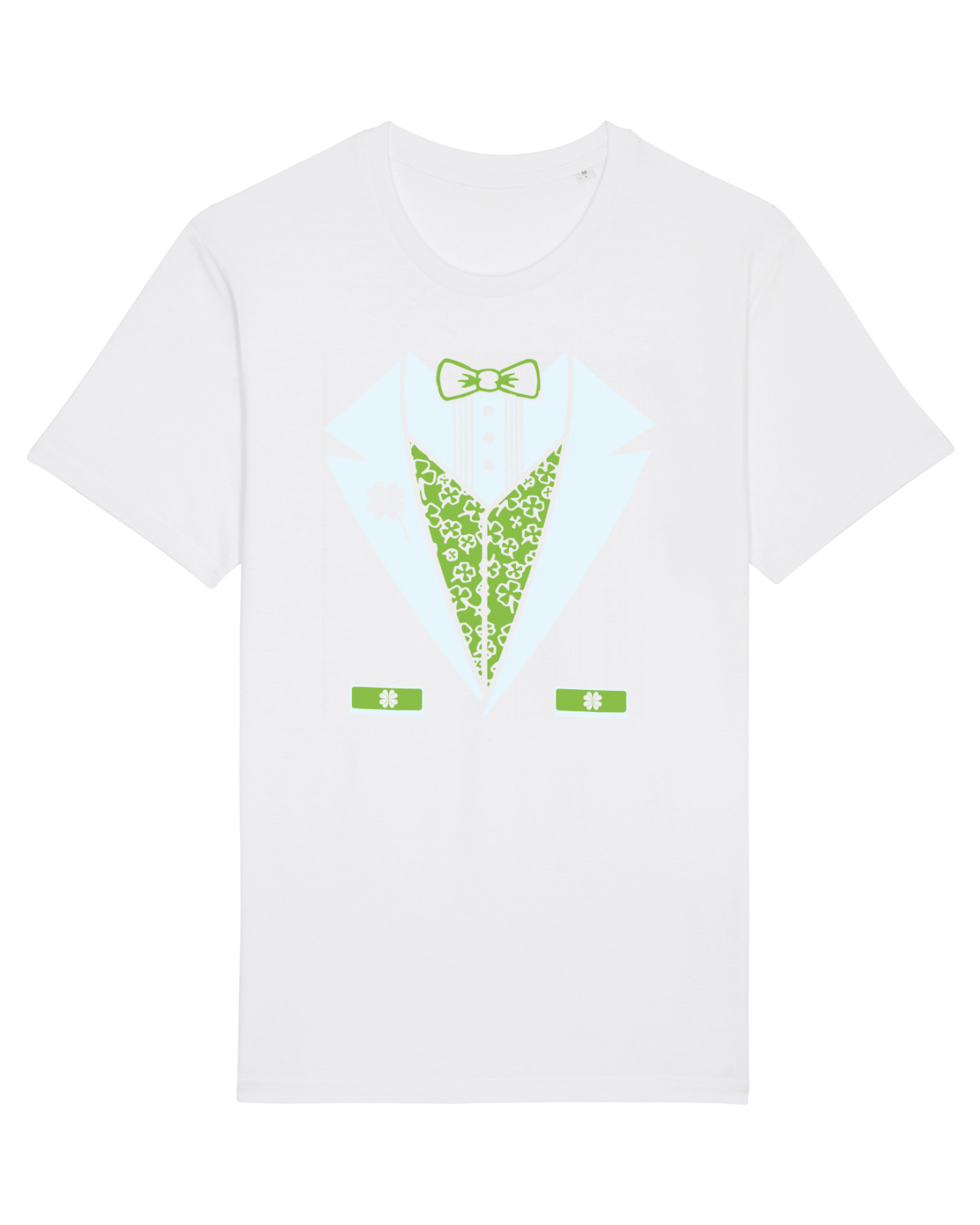 Tricou mânecă scurtă Unisex Rocker White