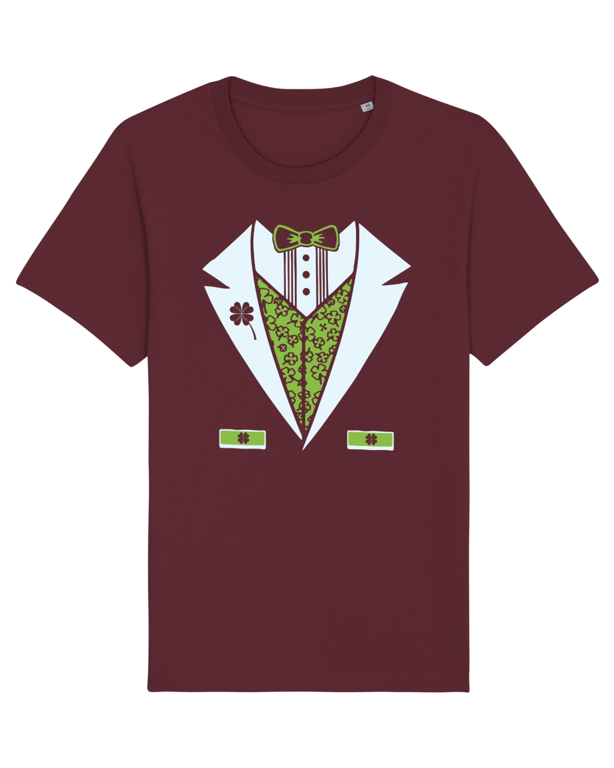 Tricou mânecă scurtă Unisex Rocker Burgundy
