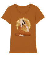 Yoga Tricou mânecă scurtă guler larg fitted Damă Expresser