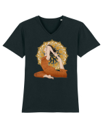 Yoga Tricou mânecă scurtă guler V Bărbat Presenter