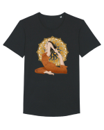 Yoga Tricou mânecă scurtă guler larg Bărbat Skater