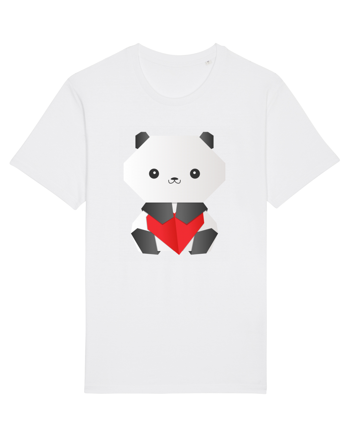 Tricou mânecă scurtă Unisex Rocker White