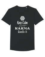 Let Karma handle it Tricou mânecă scurtă guler larg Bărbat Skater