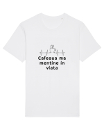 Cafeaua  ma mentine in viata Tricou mânecă scurtă Unisex Rocker
