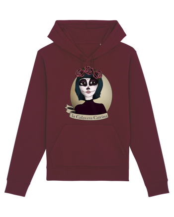 Calavera Catrina Burgundy