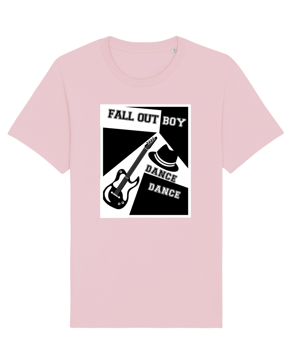 Tricou mânecă scurtă Unisex Rocker Cotton Pink