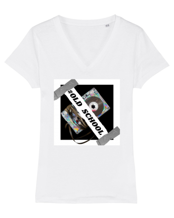 Caseta Old School  White