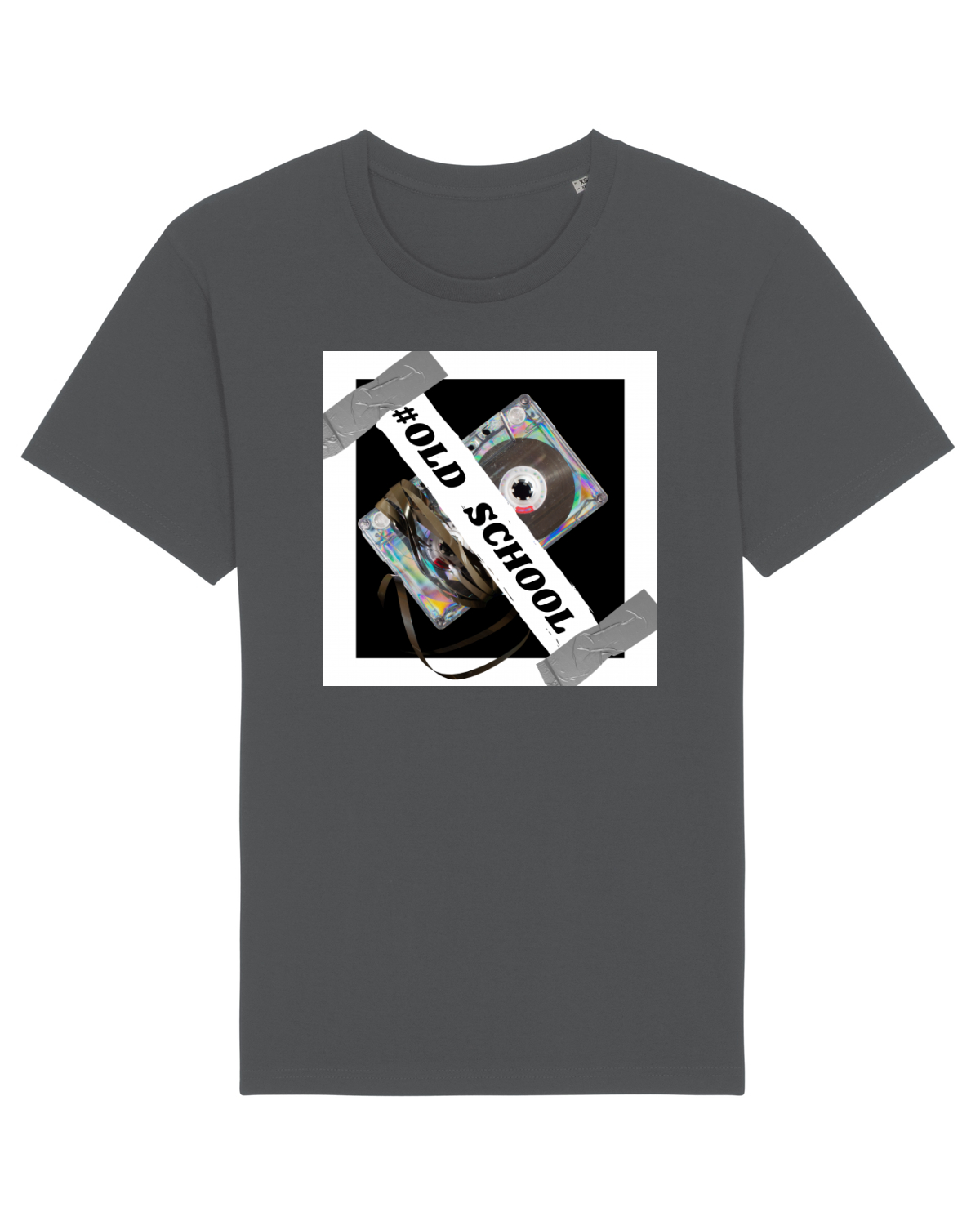 Tricou mânecă scurtă Unisex Rocker Anthracite