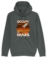 OCCUPY MARS Hanorac cu fermoar Unisex Connector
