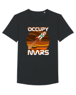 OCCUPY MARS Tricou mânecă scurtă guler larg Bărbat Skater