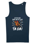 TaDa Rock Funny Chicken God Ta ~ Da Made Me Maiou Bărbat Runs