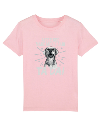Vintage Golden Retriever Cotton Pink