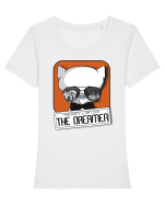 The dreamer Tricou mânecă scurtă guler larg fitted Damă Expresser