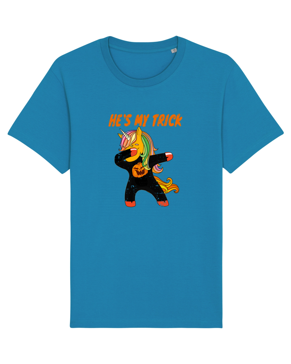Tricou mânecă scurtă Unisex Rocker Azur