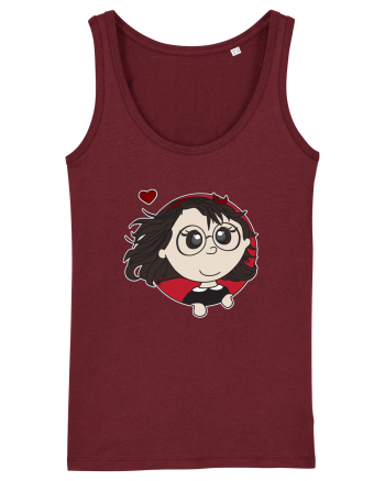 Geek Girl Burgundy