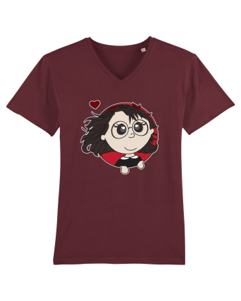 Geek Girl Burgundy