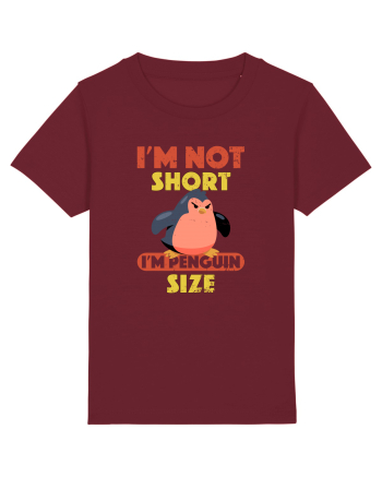 Un pinguin suparat Burgundy