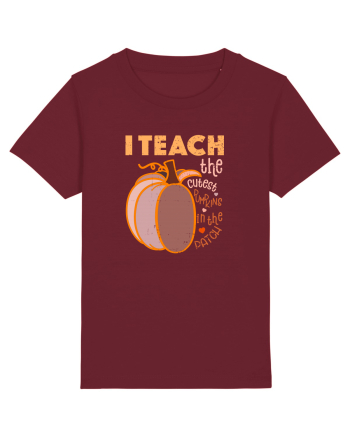 Tricou de profesor Burgundy
