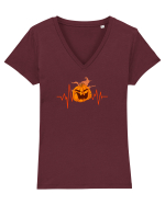 De Halloween Tricou mânecă scurtă guler V Damă Evoker