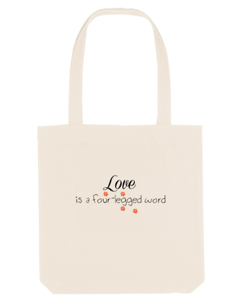 Four legged word LOVE Natural