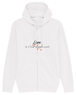 Four legged word LOVE Hanorac cu fermoar Unisex Connector