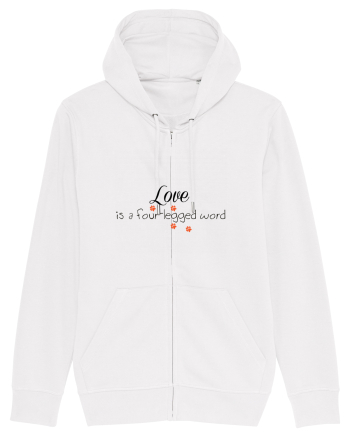 Four legged word LOVE White