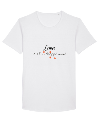 Four legged word LOVE White