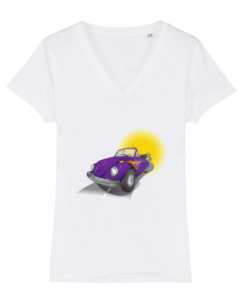 VW Beetle White