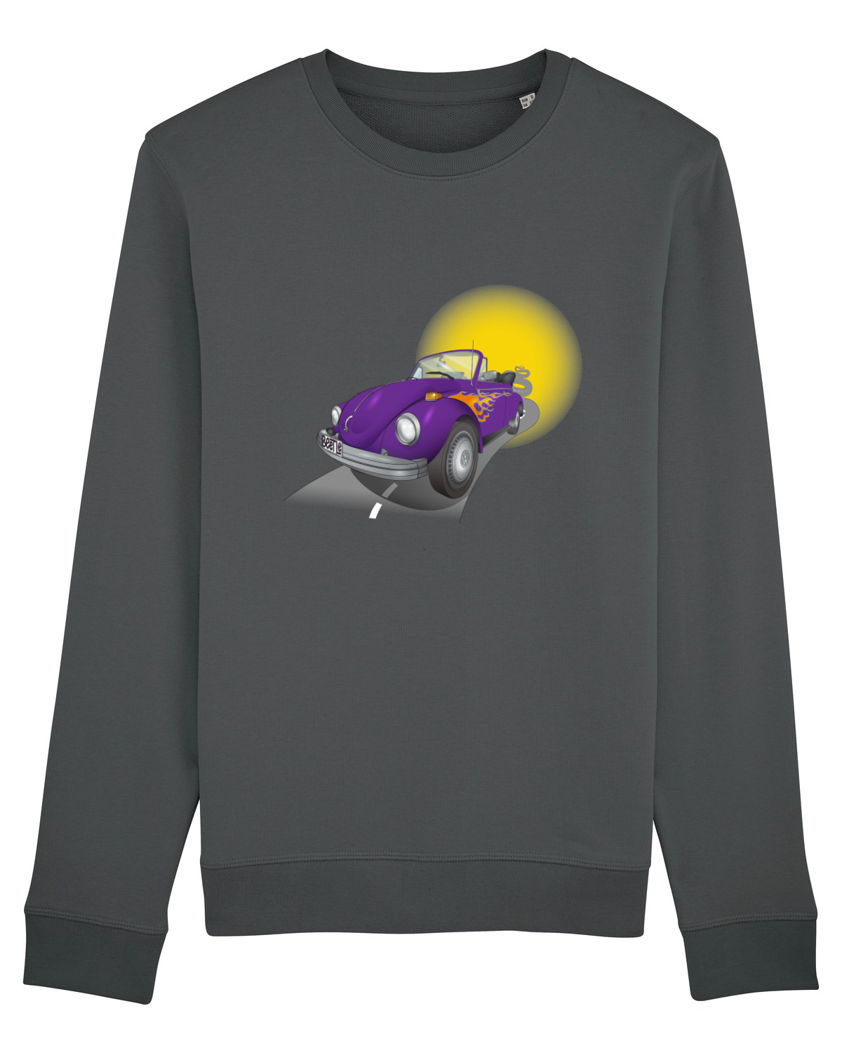 Bluză mânecă lungă Unisex Rise Anthracite