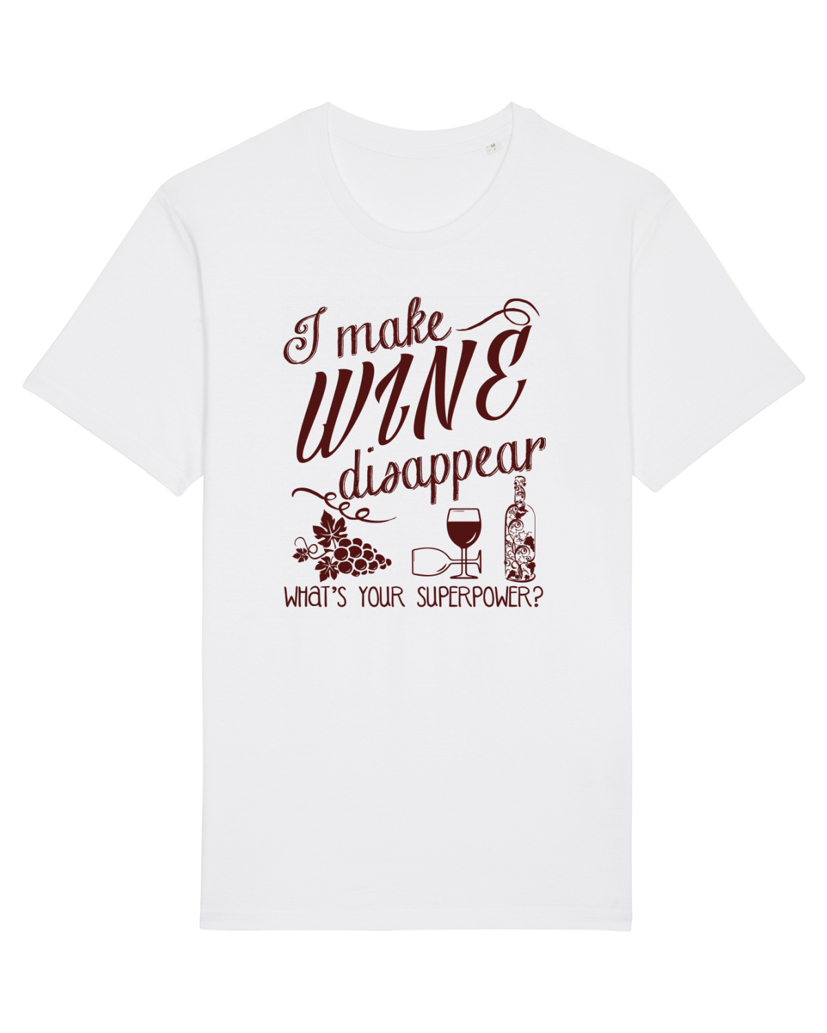 Tricou mânecă scurtă Unisex Rocker White