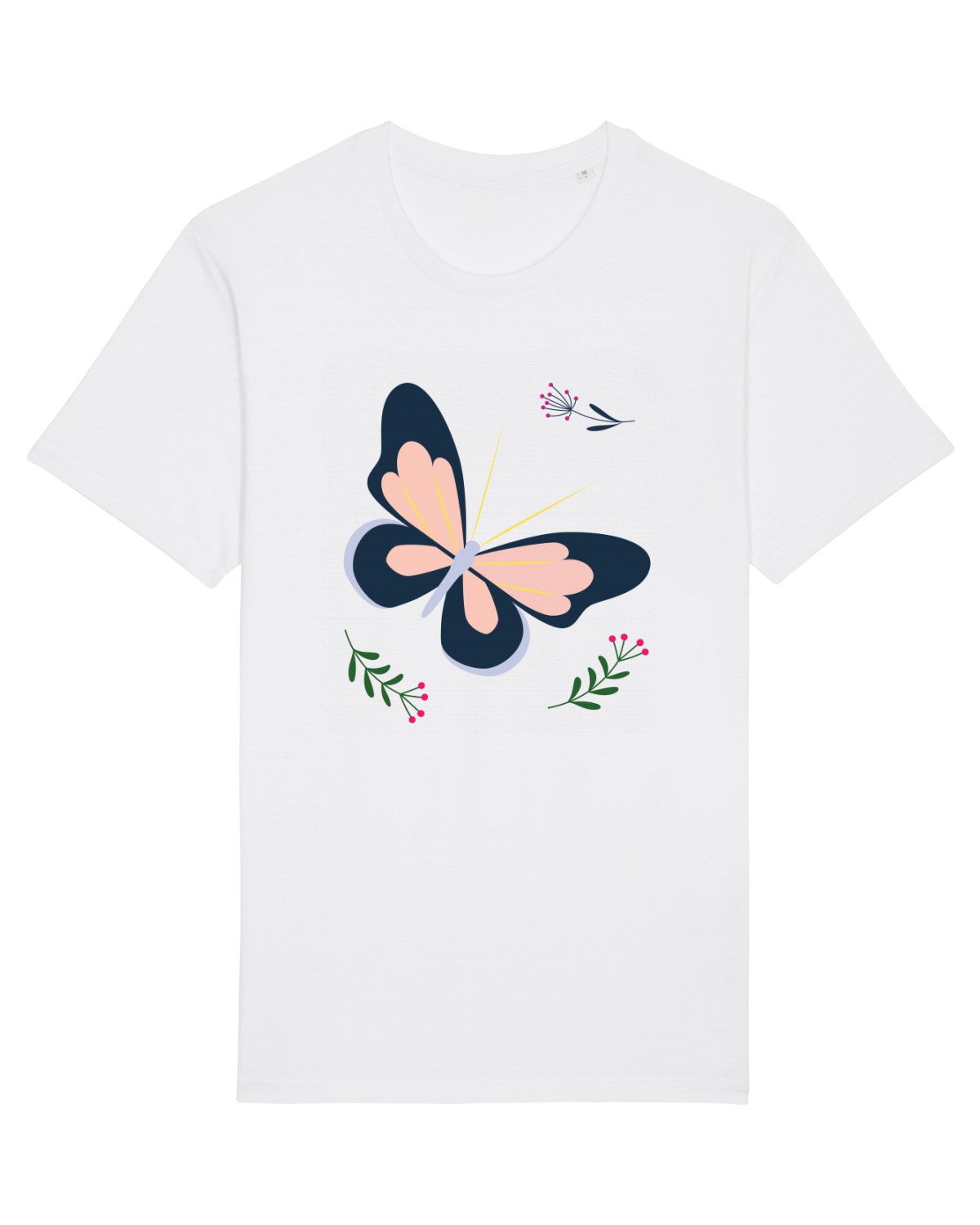 Tricou mânecă scurtă Unisex Rocker White