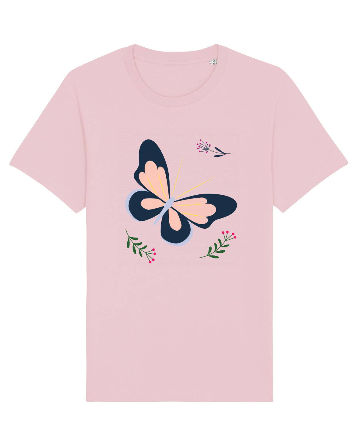 Tricou mânecă scurtă Unisex Rocker Cotton Pink