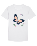 Fluturas Tricou mânecă scurtă guler larg Bărbat Skater