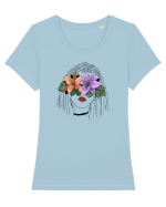 No Love Tricou mânecă scurtă guler larg fitted Damă Expresser