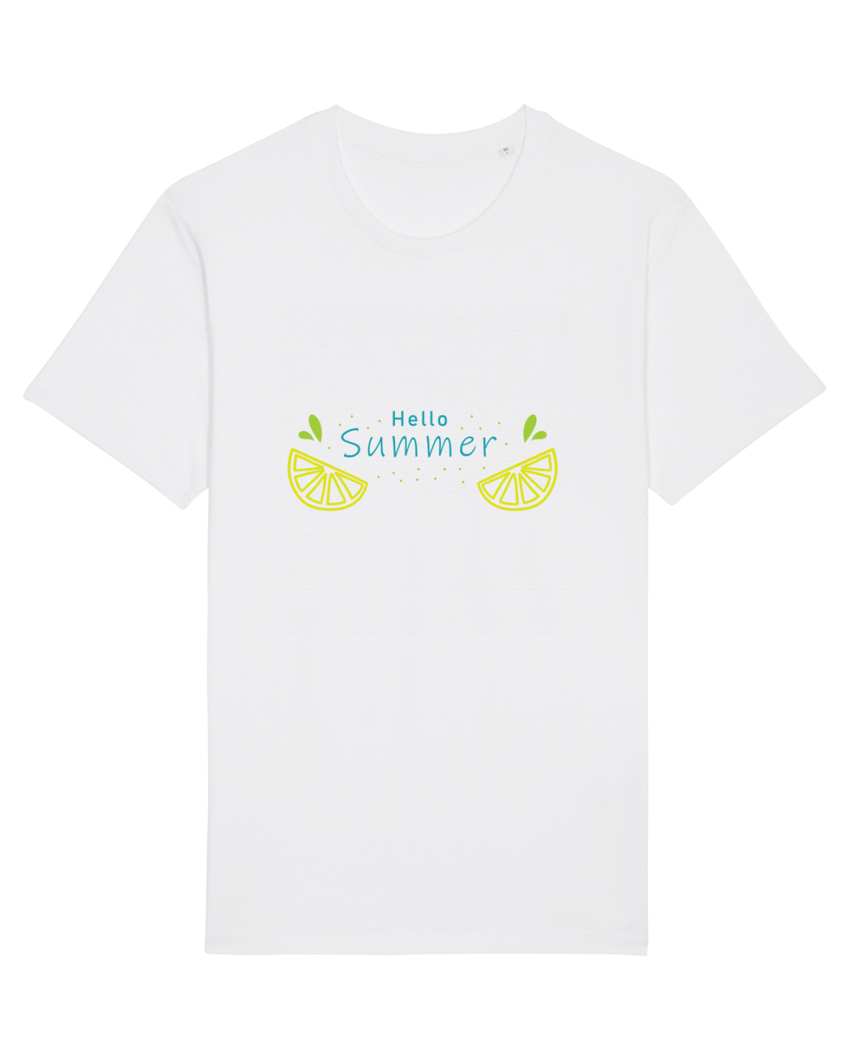 Tricou mânecă scurtă Unisex Rocker White