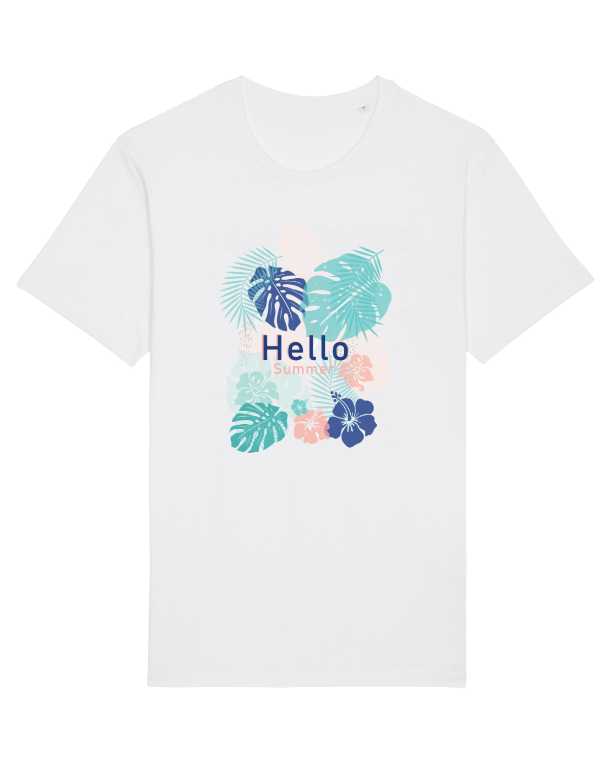 Tricou mânecă scurtă Unisex Rocker White