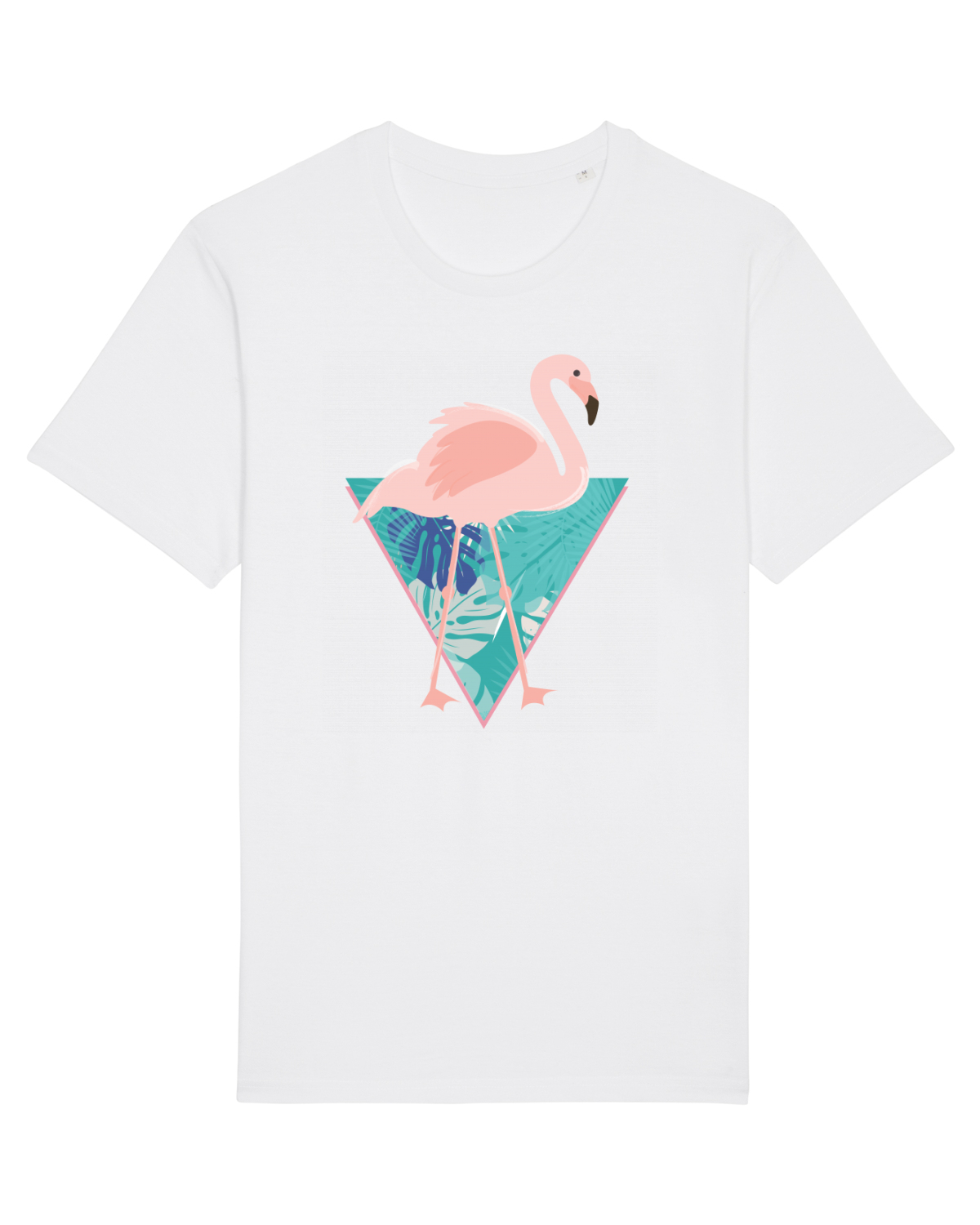 Tricou mânecă scurtă Unisex Rocker White