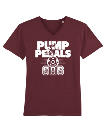 Pump Pedals  Burgundy