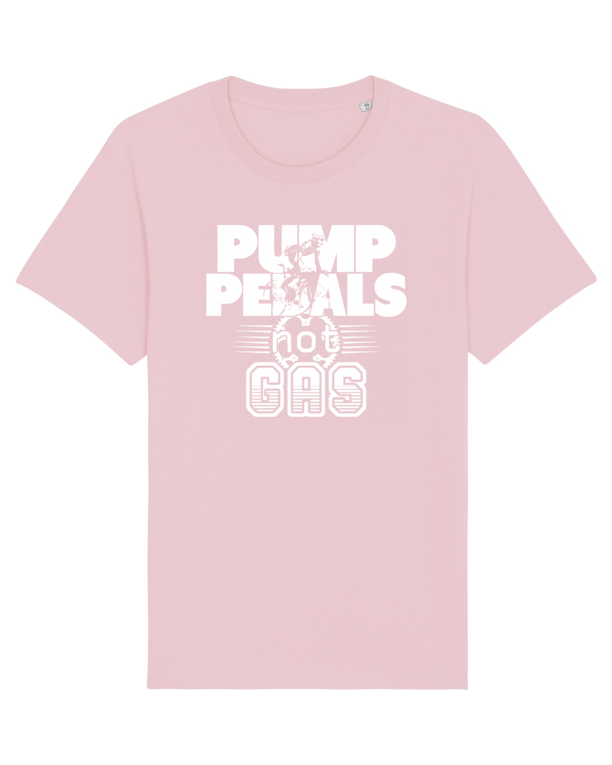 Tricou mânecă scurtă Unisex Rocker Cotton Pink