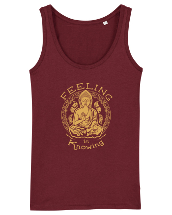 Feeling is Knowing Burgundy