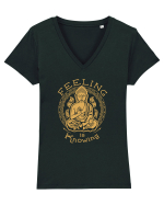 Feeling is Knowing Tricou mânecă scurtă guler V Damă Evoker