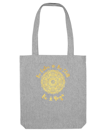 Be Calm Be Still Be Yoga Heather Grey