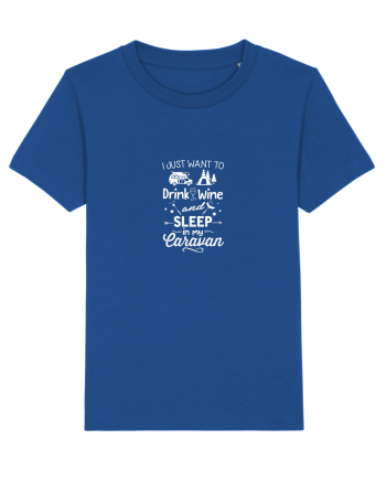 Camping in my caravan Majorelle Blue