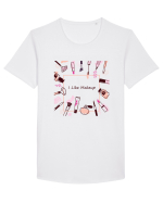 I like makeup Tricou mânecă scurtă guler larg Bărbat Skater